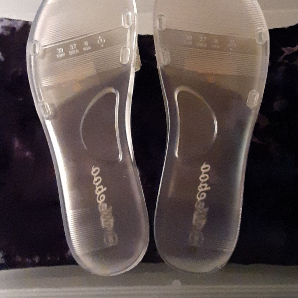 NWOB Glitter jelly sandals - Picture 2 of 2